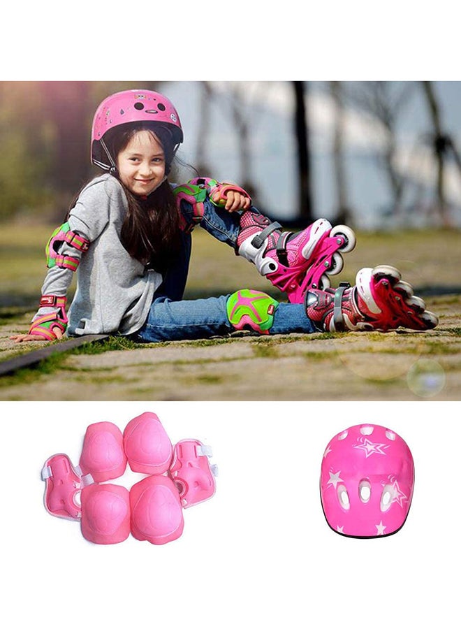 7-Piece Kids Protective Gear Set Scooter Skate Roller Cycling Knee And Elbow Pads– Assorted