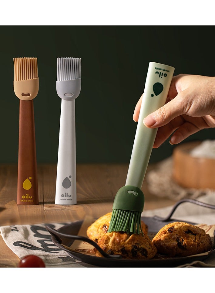 Food Grade Baking Oil Brush Household High-temperature Resistant Barbecue Seasoning Oil Brush Kitchen Pancake Silicone Paste Brush Small Brush