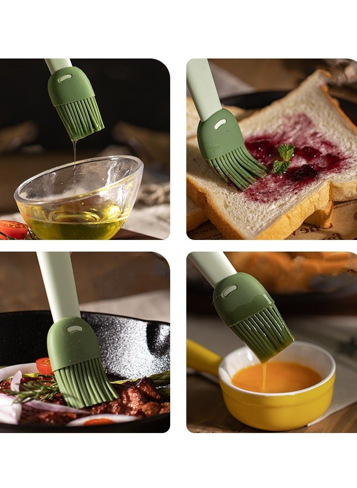 Food Grade Baking Oil Brush Household High-temperature Resistant Barbecue Seasoning Oil Brush Kitchen Pancake Silicone Paste Brush Small Brush
