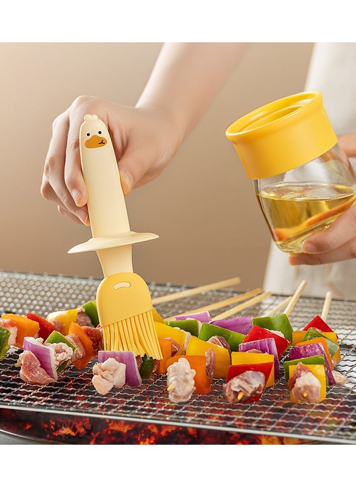 Silicone Oil Bbrush For Household Use Heat-resistant Oil Brush With Bottle Packaging Oil Pot Outdoor Barbecue Oil Brush One
Body Oil Brush Bottle