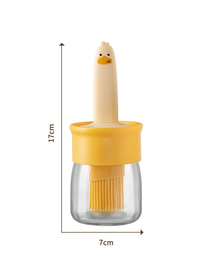 Silicone Oil Bbrush For Household Use Heat-resistant Oil Brush With Bottle Packaging Oil Pot Outdoor Barbecue Oil Brush One
Body Oil Brush Bottle