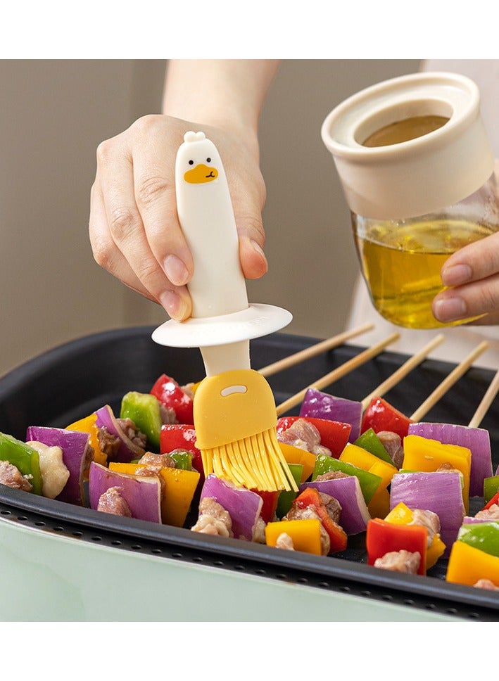 Silicone Oil Bbrush For Household Use Heat-resistant Oil Brush With Bottle Packaging Oil Pot Outdoor Barbecue Oil Brush One
Body Oil Brush Bottle
