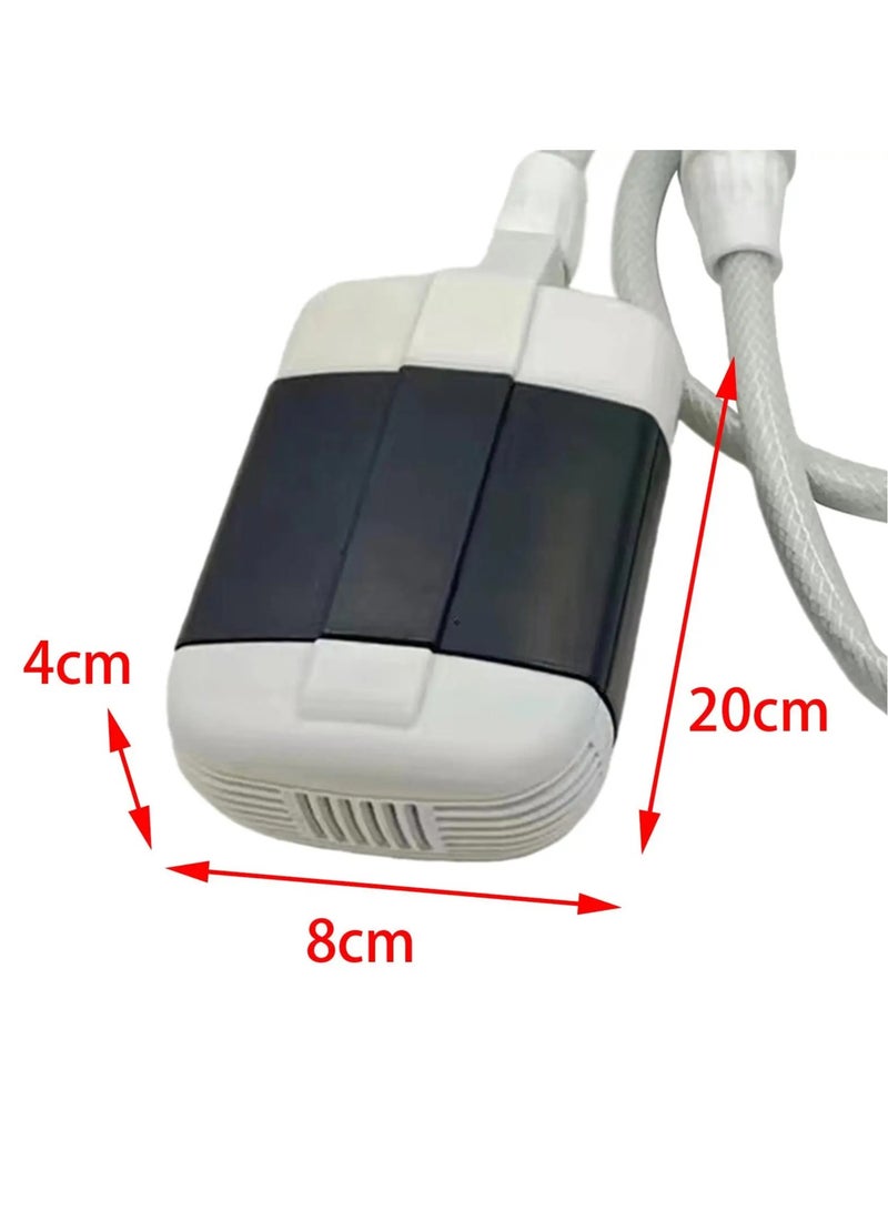 Portable Camping Shower Outdoor USB Rechargeable Electric Shower Pump for Camping Car Washing Gardening Pet Cleaning