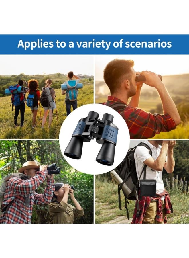 80X80 HD Binoculars Telescope Long Range Binoculars Prism Lens for Concerts Sports Events Bird wWtching Wildlife Viewing Camping