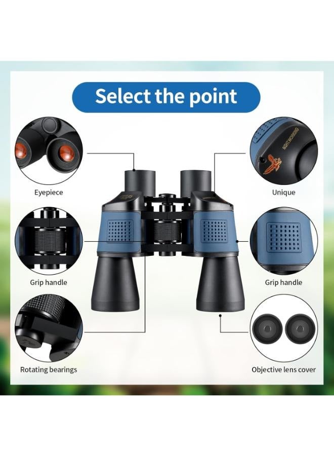 80X80 HD Binoculars Telescope Long Range Binoculars Prism Lens for Concerts Sports Events Bird wWtching Wildlife Viewing Camping