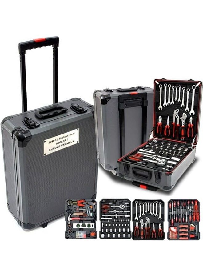 187-Piece Professional Tools Set Black