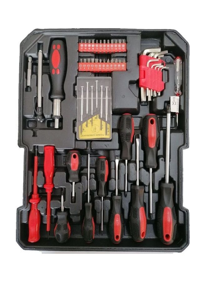 187-Piece Professional Tools Set Black