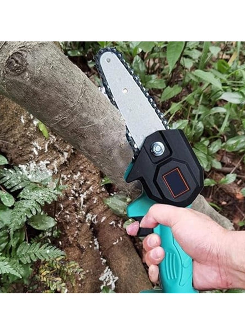 Electric Pruning Saw Cordless Handheld Electric Chain Saw Rechargeable Outdoor Logging Orchard Electric Pruning Saw Tools