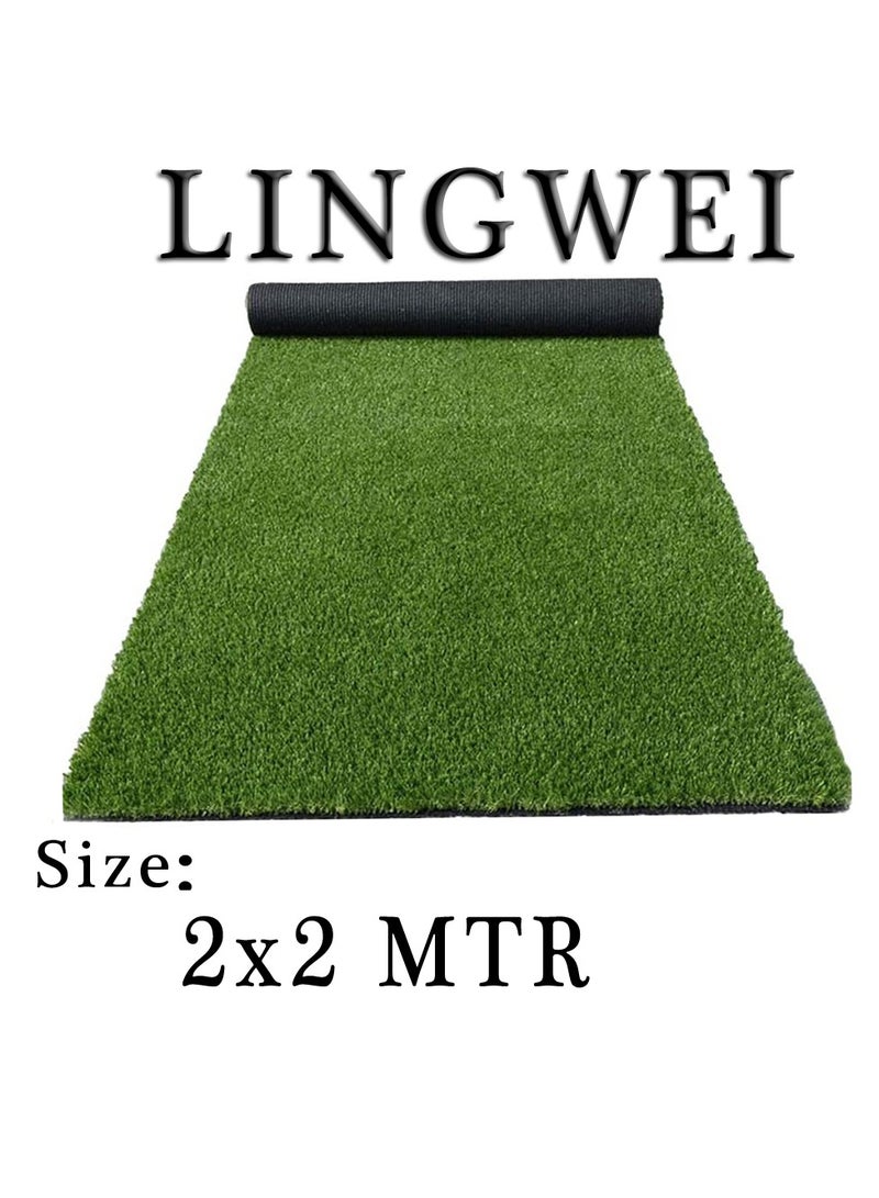 2x2 Meter Artificial Grass Carpet 30mm Fake Grass Turf 2meters x 2meters