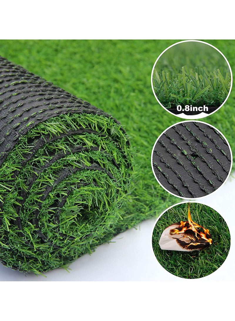 2x5 Meter Artificial Grass Carpet Fake Grass Turf Artificial Wall Grass Carpet Garden Lawn Landscape Balcony Synthetic Turf Mat Thick Fake Grass Pet Pad Artificial Grass Rug