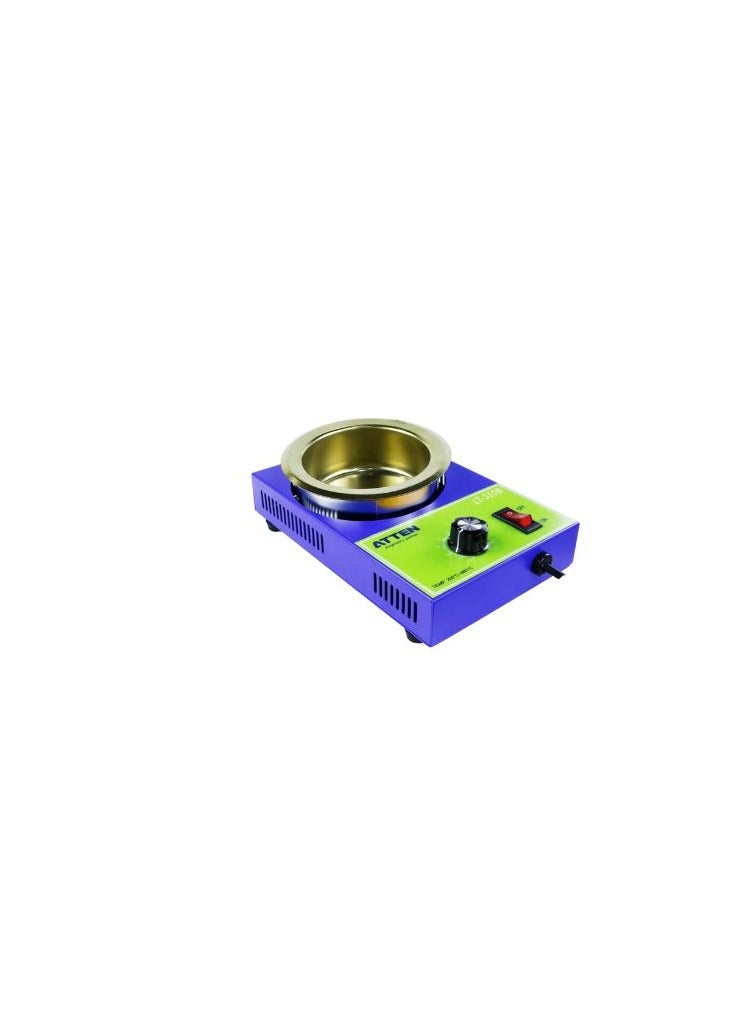 Atten LT-310B Solder Pot is a compact high efficiency tool designed for various soldering applications such as tinning wires dipping components and lead free soldering.