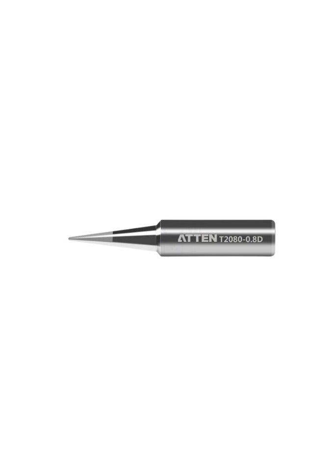 Atten T2080-0.8D Soldering Tips are engineered for precision soldering offering a fine point for detailed work These tips are perfect for electronics enthusiasts and professionals seeking to achieve accurate and reliable solder joints.