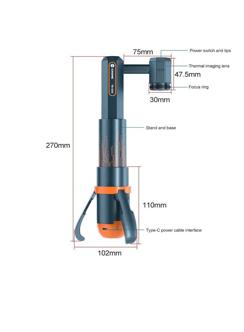 Infrared Fast Thermal Camera Tool Accurate Fault Location APP Support PC Communication Infrared Diagnosis, TB-03S