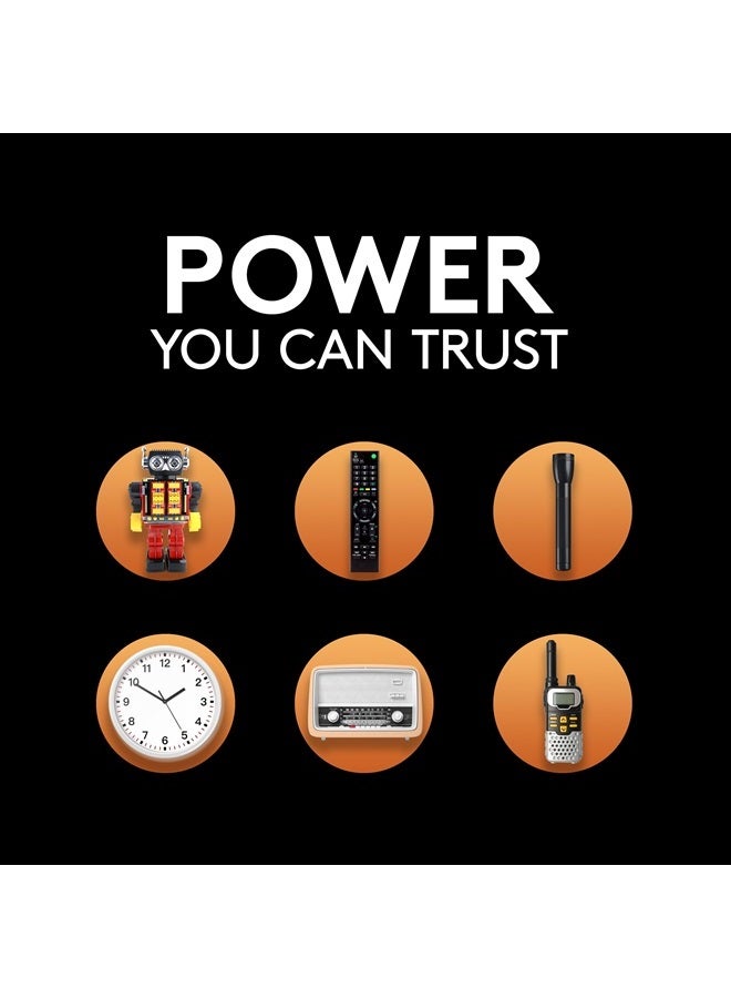 Duracell Coppertop C Batteries, 8 Count Pack, C Battery with Long-lasting Power, All-Purpose Alkaline C Battery for Household and Office Devices
