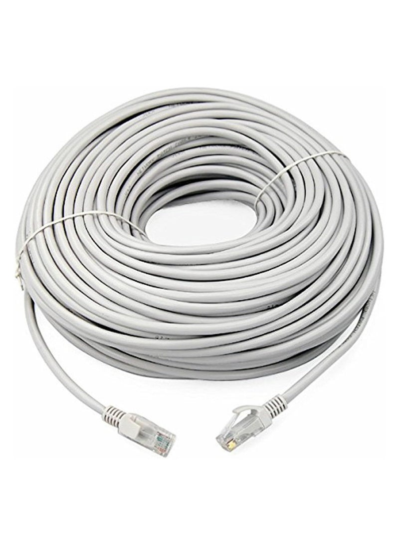 Ethernet Cable 30M White High Speed Up To Bandwidth Up To 2000Mhz Cat Network Cord Compatible