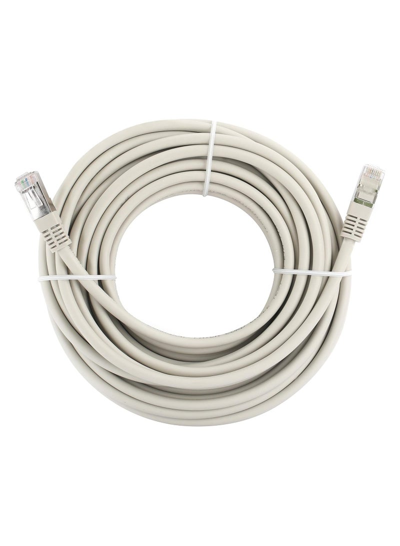 Ethernet Cable 30M White High Speed Up To Bandwidth Up To 2000Mhz Cat Network Cord Compatible