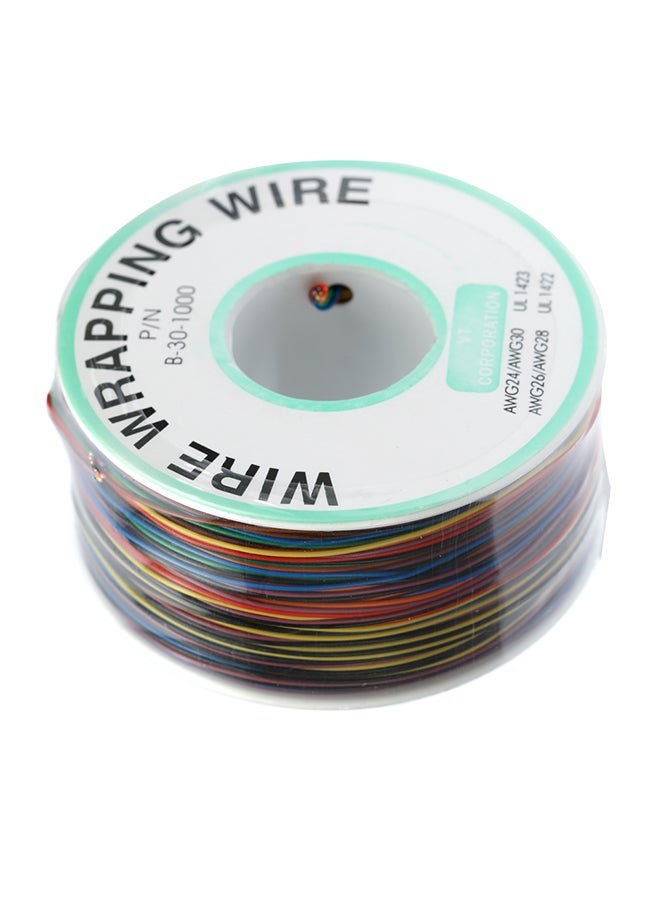 8 Colored Wire Wrap Reel Multicolour 0.168kg