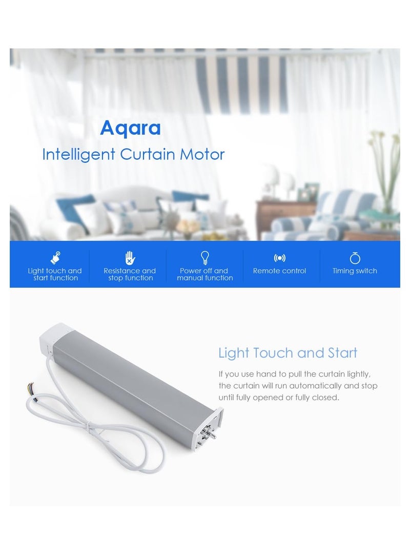 Aqara Smart Zigbee Electric Curtain Motor ZNCLDJ11LM Track Timing Automatic Rail Remote Control Voice Homekit