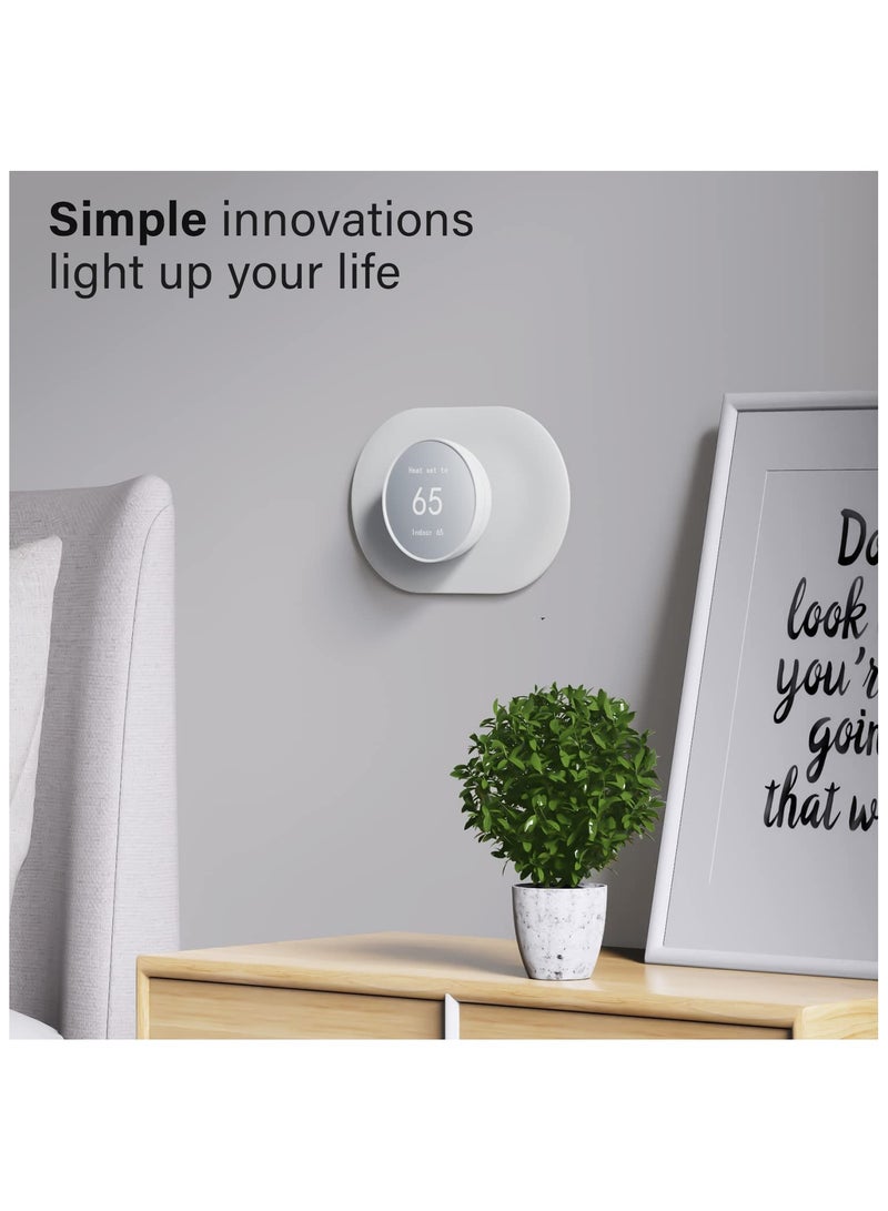 Google Nest thermostat cutting kit snow shell