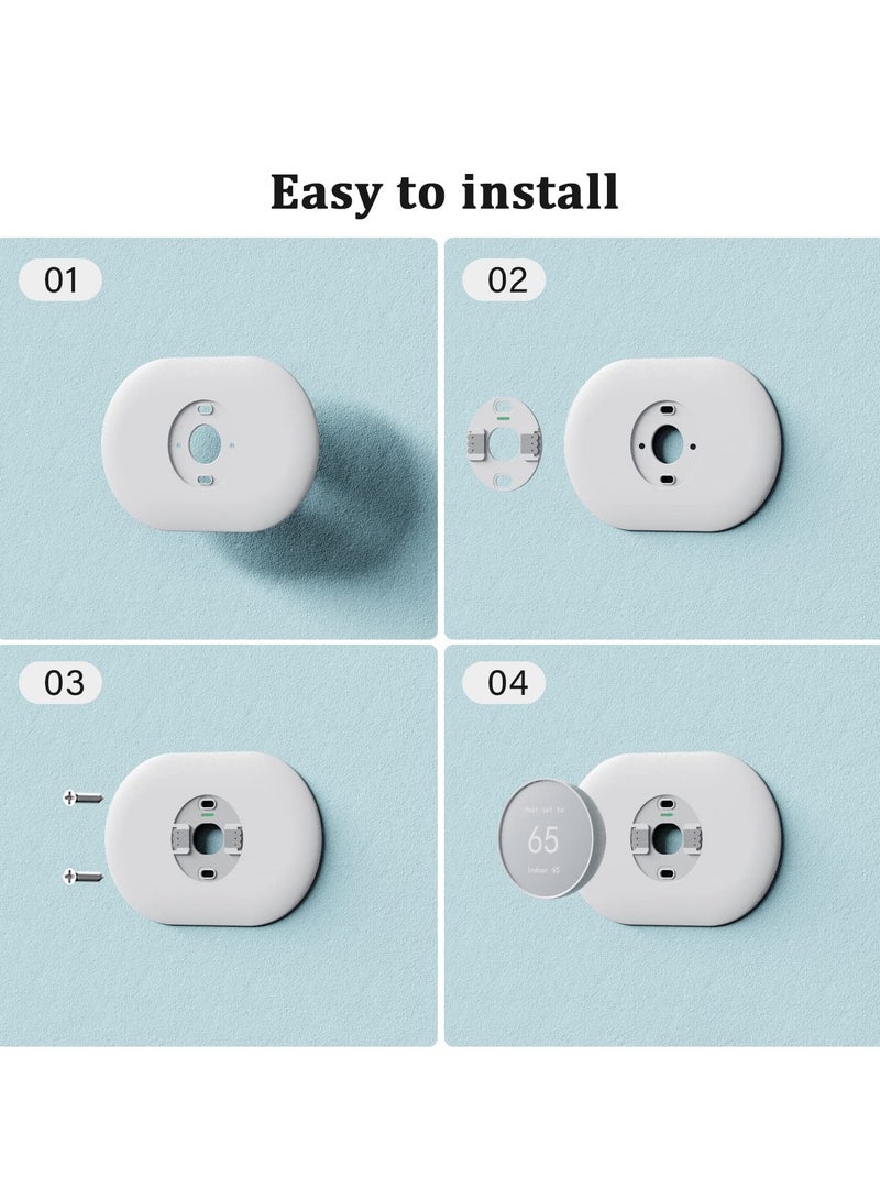 Google Nest thermostat cutting kit snow shell