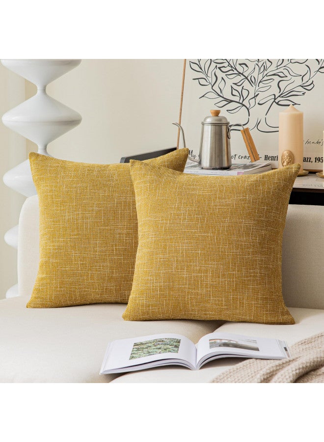 Kevin Textile Throw Cushion Cover Faux Linen Home Decorative Hand Made Pillow Cases for Sofa Use, 24