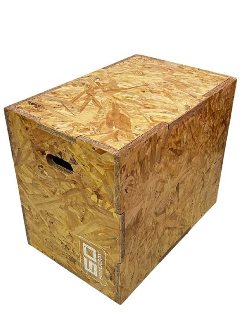 Wood Plyo Box For Crossfit Training 50X50X75Cm