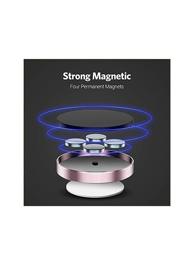 Magnetic Universal Dashboard Mobile Phone Bracket - Black