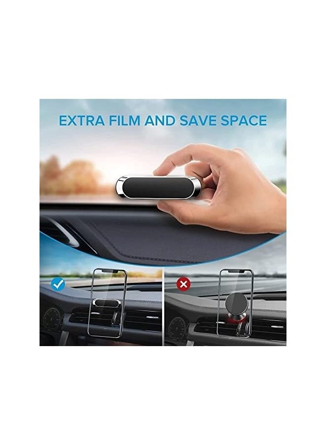 Magnetic Car Phone Mount, Strong Magnet Universal Car Dashboard Mobile Phone Holder Mount for All phones & Mini Tablets