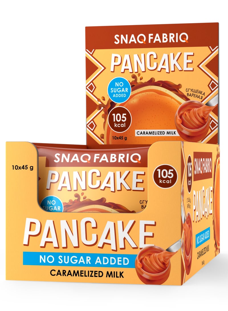 Pancake with Caramelized Milk Flavor No Sugar Added 10x45g