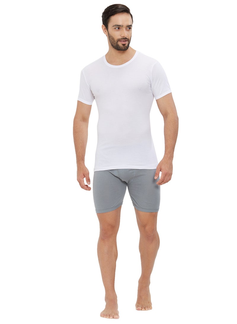 MEN'S AEROCOOL ROUND NECK UNDERSHIRT (PACK OF 3) - WHITE