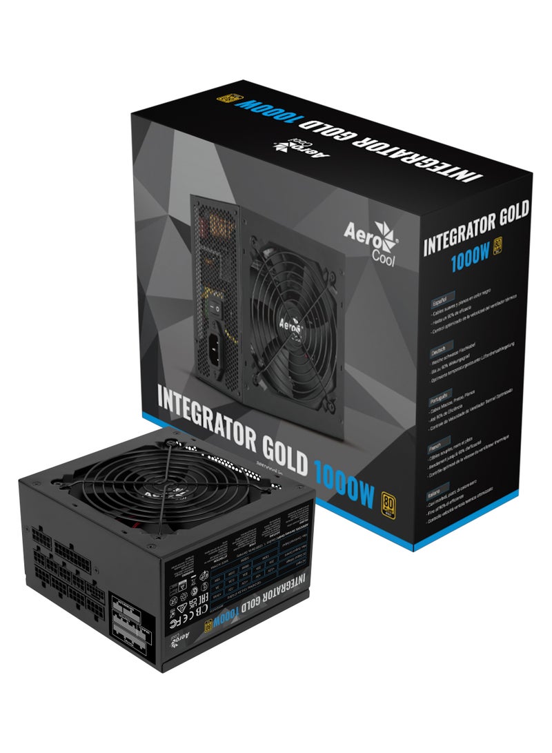 Integrator Gold 1000W 80PLUS GOLD FULLY MODULAR PSU