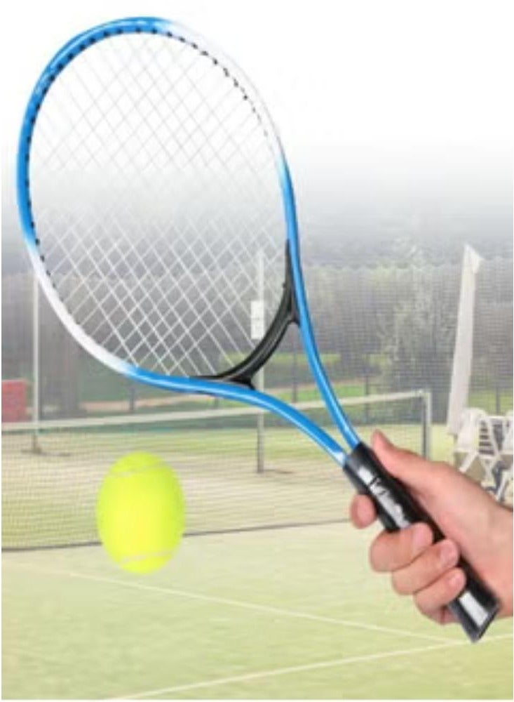 1-Piece Tennis Racket With Ball Set 52.3x22.3centimeter