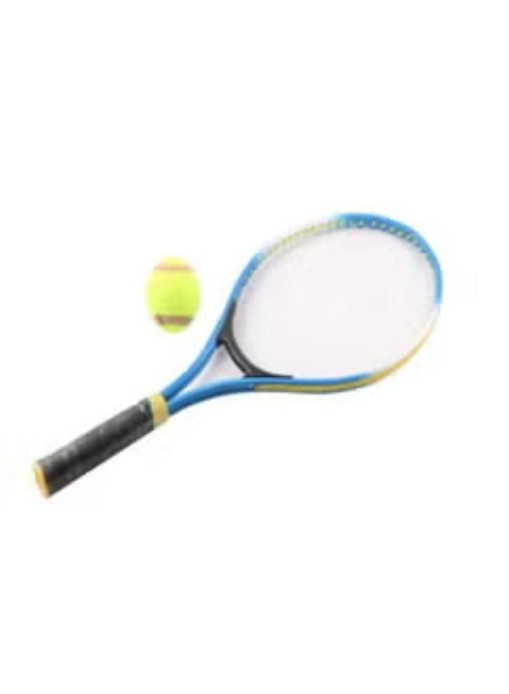 1-Piece Tennis Racket With Ball Set 52.3x22.3centimeter