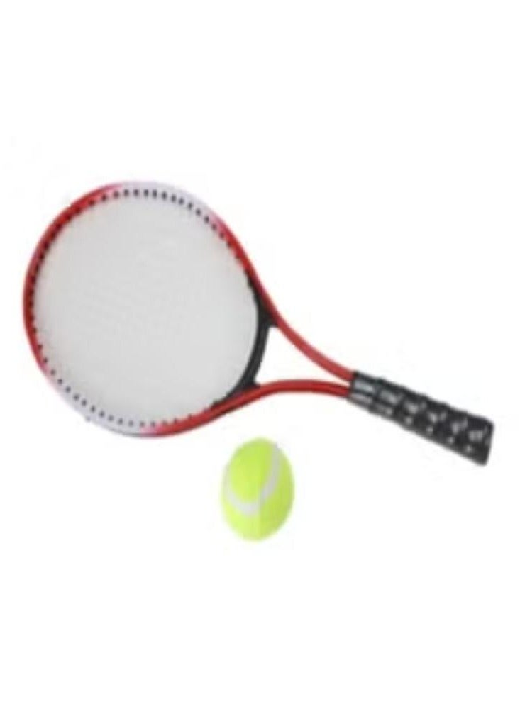 2-Piece Tennis Racket With Ball Set 52.3x22.3centimeter