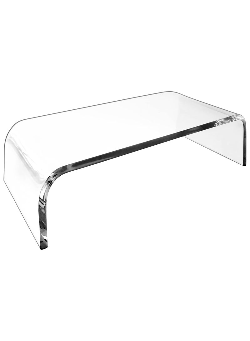 Premium Acrylic Monitor Stand Clear Monitor Stand Clear Monitor Riser Laptop PC Multimedia Monitor Stand For Home Office School Business Holder Clear Monitor Stand