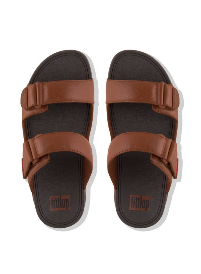 049-217 Fitflop Mens Sandals Gogh Moc Slide L05-277  Dark Tan