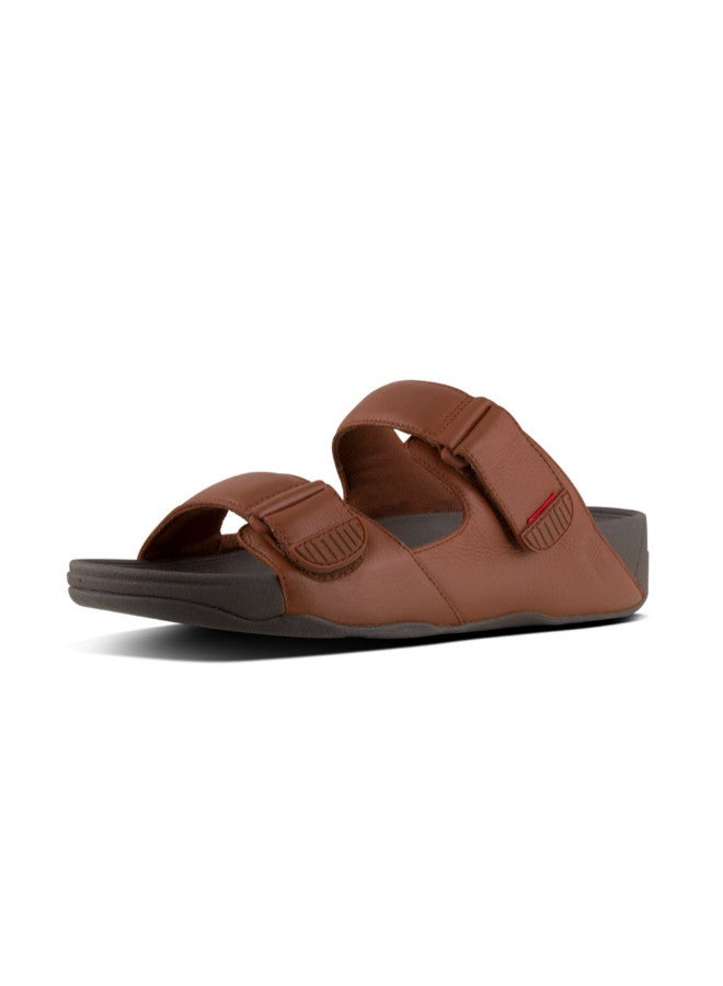049-217 Fitflop Mens Sandals Gogh Moc Slide L05-277  Dark Tan