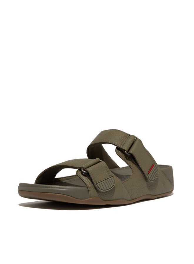 049-809 Fitflop Mens Sandals Gogh Moc Slide L05-B77 Olive