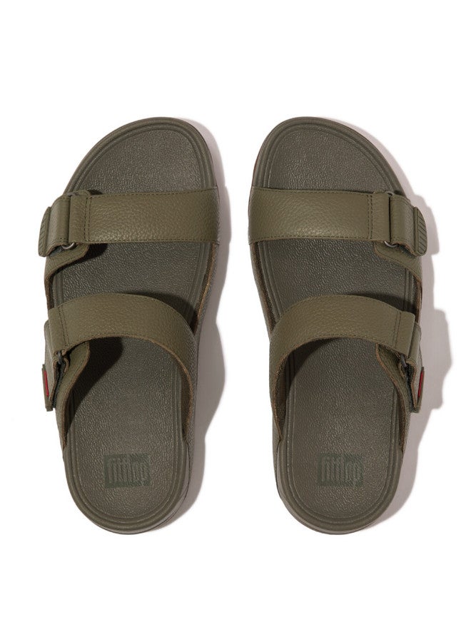 049-809 Fitflop Mens Sandals Gogh Moc Slide L05-B77 Olive