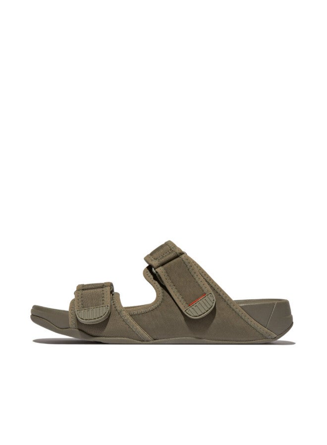 049-806 Fitflop Mens Sandals Gogh Moc Mens Adjustible Slide GT3-B74 Olive