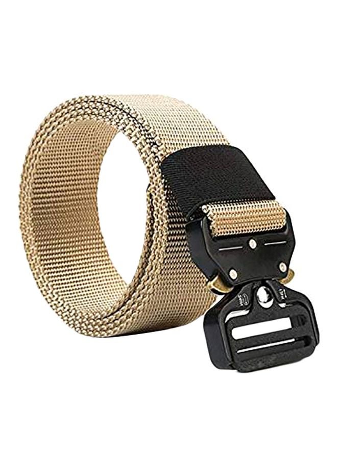 Nylon Belt Beige/Black