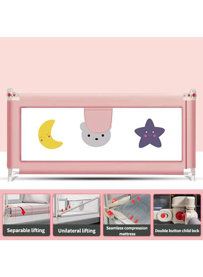 High Tenacity Breathable High Density Anti-collision Cotton Universal Bed Circumference (with Double Button Child Lock)