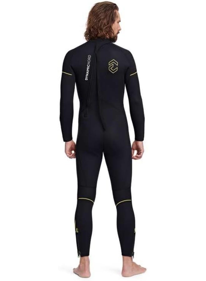 DYNAMIC NORD diving FULLSUIT MEN 3MM SL-31 BLACK/YELLOW