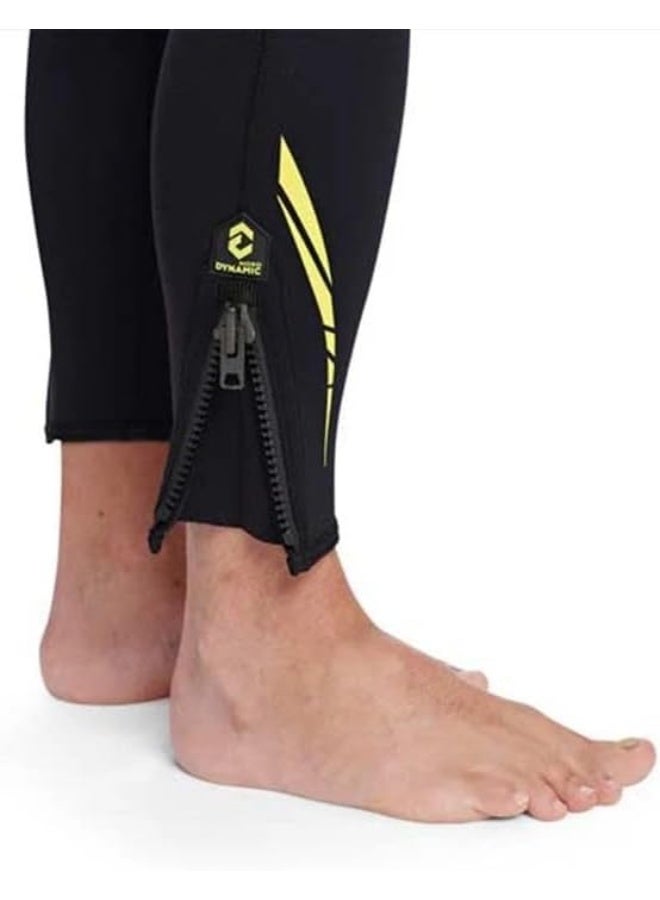 DYNAMIC NORD diving FULLSUIT MEN 3MM SL-31 BLACK/YELLOW