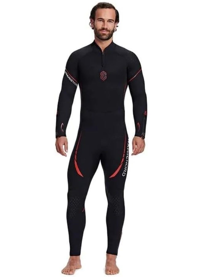 DYNAMIC NORD DIVING FULLSUIT MEN 5MM SL-51 BLACK/RED