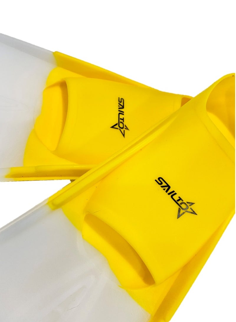 Oakura Sailto Swim Training Fins – Premium Silicone Fins for Kids, Teens, and Adults – Perfect for Enhanced Swimming Performance!