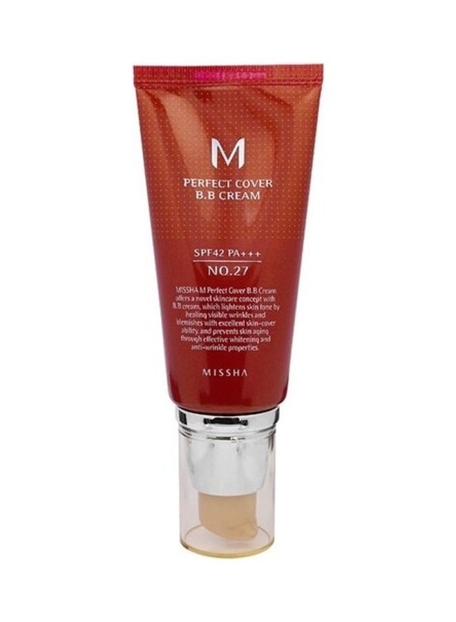 M Perfect Cover BB Cream 27 Honey Beige