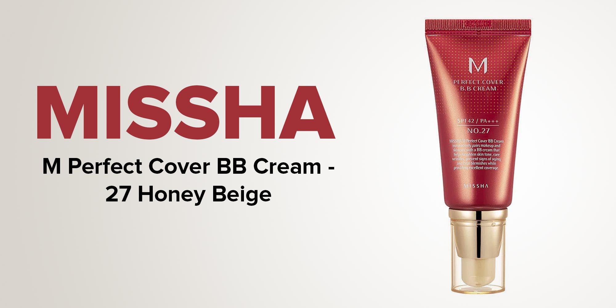 M Perfect Cover BB Cream 27 Honey Beige