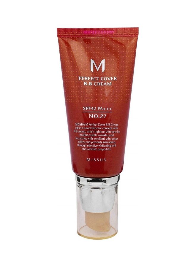 M Perfect Cover BB Cream 27 Honey Beige