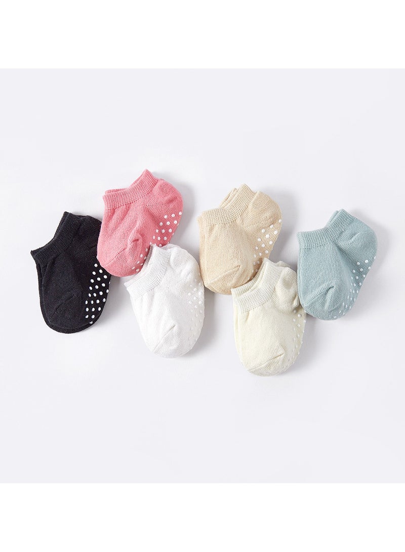 Children's Floor Socks Baby Non-Slip Socks 6 Pairs